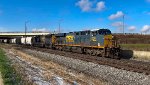 CSX 738 leads B158.